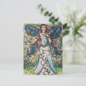 Cancer MoonChild Fairy Goddess Postkarte (Stehend Vorderseite)