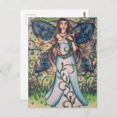 Cancer MoonChild Fairy Goddess Postkarte (Vorne/Hinten)