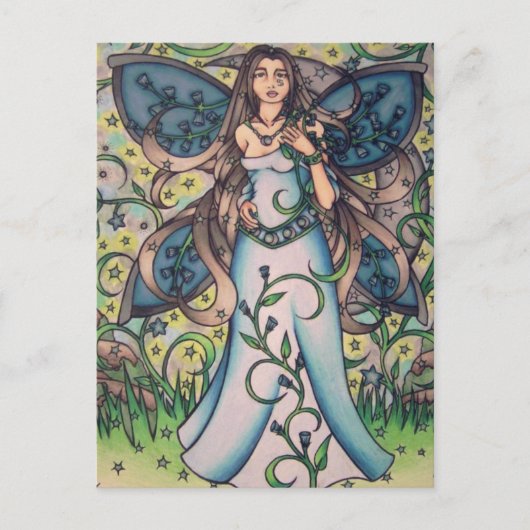 Cancer MoonChild Fairy Goddess Postkarte (Vorderseite)
