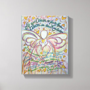 Cáncer No Puede Hacer Angel Leinwand Malerei