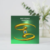 CANCER OPALE, Jade hellgelb blau grün Ankündigung (Stehend Vorderseite)