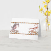 Cancer Scorpio zodiac friendship by Valxart Karte (Gelbe Blume)