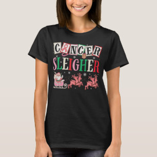 Cancer Sleigher Weihnachten Weihnachtsmann Uterusk T-Shirt