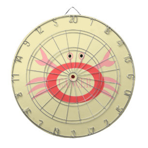 Cancer Star Sign Crab Dart Board Dartscheibe