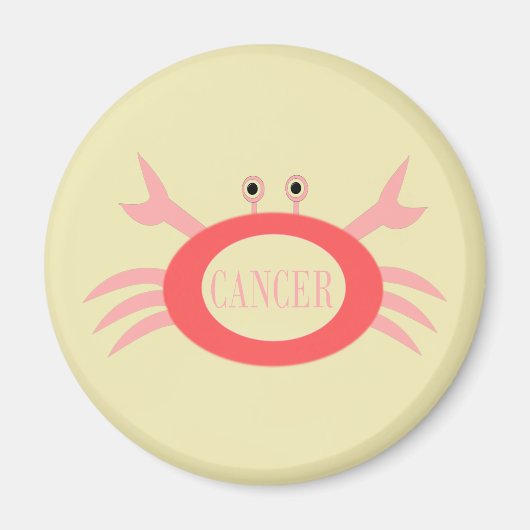 Cancer Star Sign Crab Magnet (Vorne)