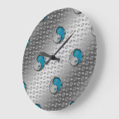 Cancer the Crab Große Wanduhr (Winkel)