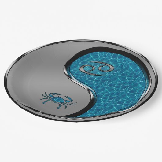 Cancer the Crab Pappteller (Schrägansicht)