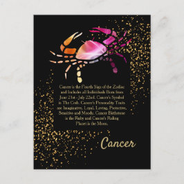 Cancer the Crab Postkarte