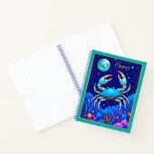 Cancer the Crab Zodiac Sign Journal  Notizblock (Innenseite)