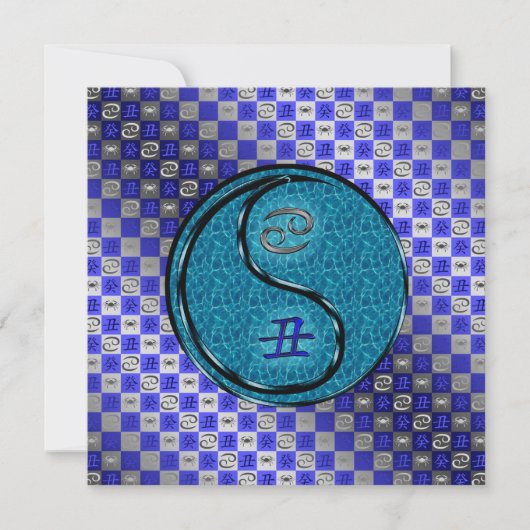 Cancer & Water Ox Karte (Vorderseite)