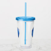 Cancer Watercolor Night Sky Constellation Zodiac Acryltrinkbecher (Rechts)