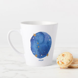 Cancer Watercolor Night Sky Constellation Zodiac Milchtasse