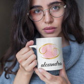 Cancer Watercolor Zodiac Design-Kaffee Kaffeetasse