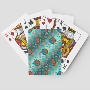 Cancer & Wood Dog Klassische Spielkarten