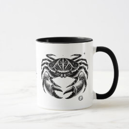 Cancer Zodiac Astrology Gift Crab Design Tasse