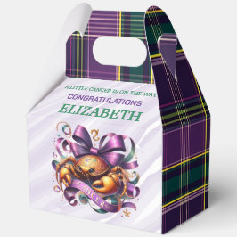 Cancer Zodiac Baby Shower 5"w x 3"l x 6.5"h Geschenkschachtel
