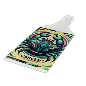"Cancer Zodiac Crab Design Paddel Schneidebrett (Ecke)