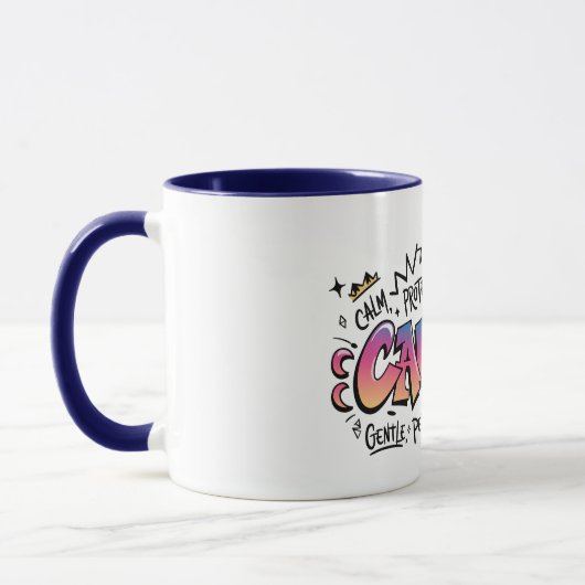 Cancer Zodiac Graffiti Tasse (Links)