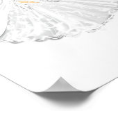 Cancer Zodiac Illustration – Hand Drawn Poster (Ecke)