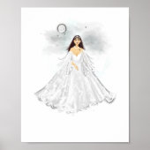 Cancer Zodiac Illustration – Hand Drawn Poster (Vorne)