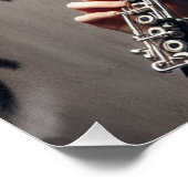 Cancer Zodiac Musician Klarinette Poster (Ecke)