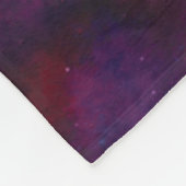 Cancer Zodiac-Schild Wasserfarbdesign Fleecedecke (Ecke)