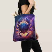 Cancer Zodiac-Schild Wasserfarbdesign Tasche (Von Nahem)