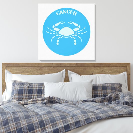 Cancer, Zodiac Sign, Horoscope, Astrology Leinwanddruck (Insitu (Schlafzimmer))