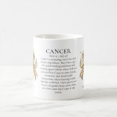 Cancer Zodiac Sign Horoscope Personalized Gift Kaffeetasse (Mittel)