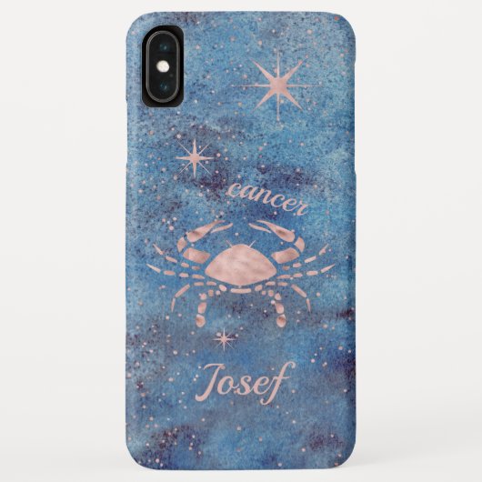 Cancer Zodiac Sign iPhone XS Max Case (Rückseite)