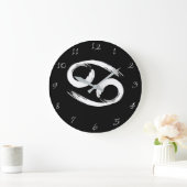 CANCER Zodiac Sign June Sommerastrologie Große Wanduhr (Zuhause)