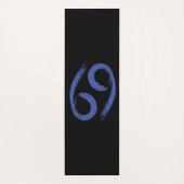 CANCER Zodiac Sign June Sommerastrologie Yogamatte (Rückseite)