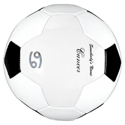 Cancer Zodiac Symbol Element von Kenneth Yoncich Fußball (Gedreht)