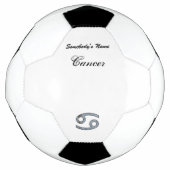 Cancer Zodiac Symbol Element von Kenneth Yoncich Fußball (Vorderseite)