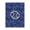 Cancer Zodiac Symbol Navy Blue Digital Camouflage