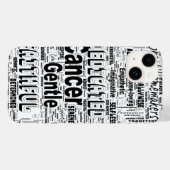 Cancer Zodiac Word Cloud Inspiration Phone Case (Rückseite (Horizontal))