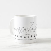 CancerChemist Peptidsatz-Tasse Kaffeetasse (Vorderseite Links)