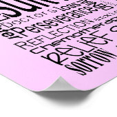 CancerWords Poster (Ecke)