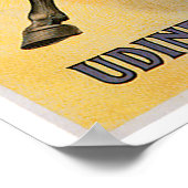 Canciani & Cremese Vintage Weine und Kunst, Dichtu Poster (Ecke)