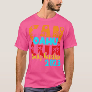 Cancun 2023 Oahu Sommerfamilien - Paarreihen T-Shirt