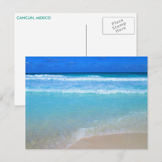 CANCUN #2 POSTCARD POSTKARTE (Vorne/Hinten)