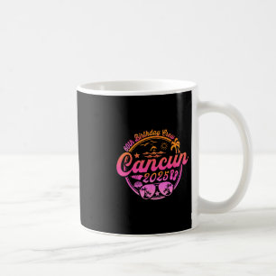 Cancun 60. Geburtstags-Crew 2025 Urlaub Geburtstag Kaffeetasse