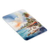 Cancun Aquarell Magnet (Rechte Seite)