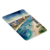 Cancun Aquarell Magnet (Rechte Seite)