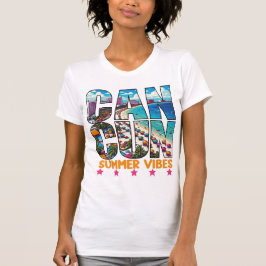 Cancun Beach Bliss Familienurlaub Essentials T-Shirt