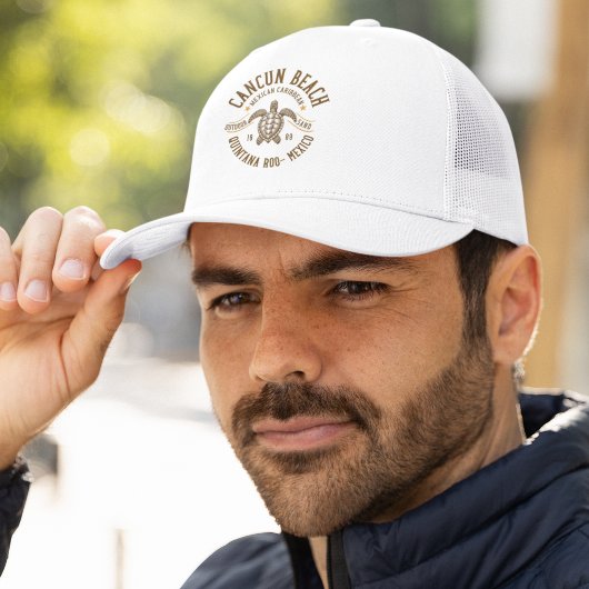 Cancun Beach Mexico | Paradise Mexican Beach Truckerkappe