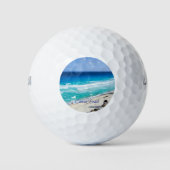 Cancun Beach, Mexiko Golfball (Vorderseite)