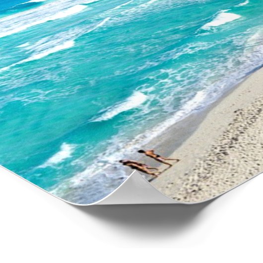 Cancun Beach, Mexiko Poster (Ecke)