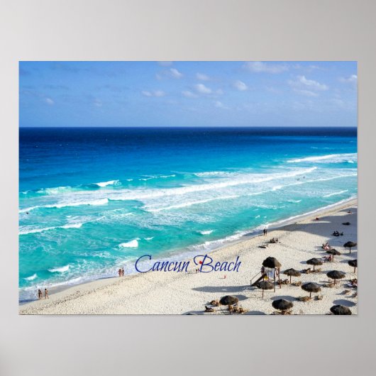 Cancun Beach, Mexiko Poster (Vorne)