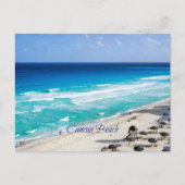 Cancun Beach, Mexiko Postkarte (Vorderseite)